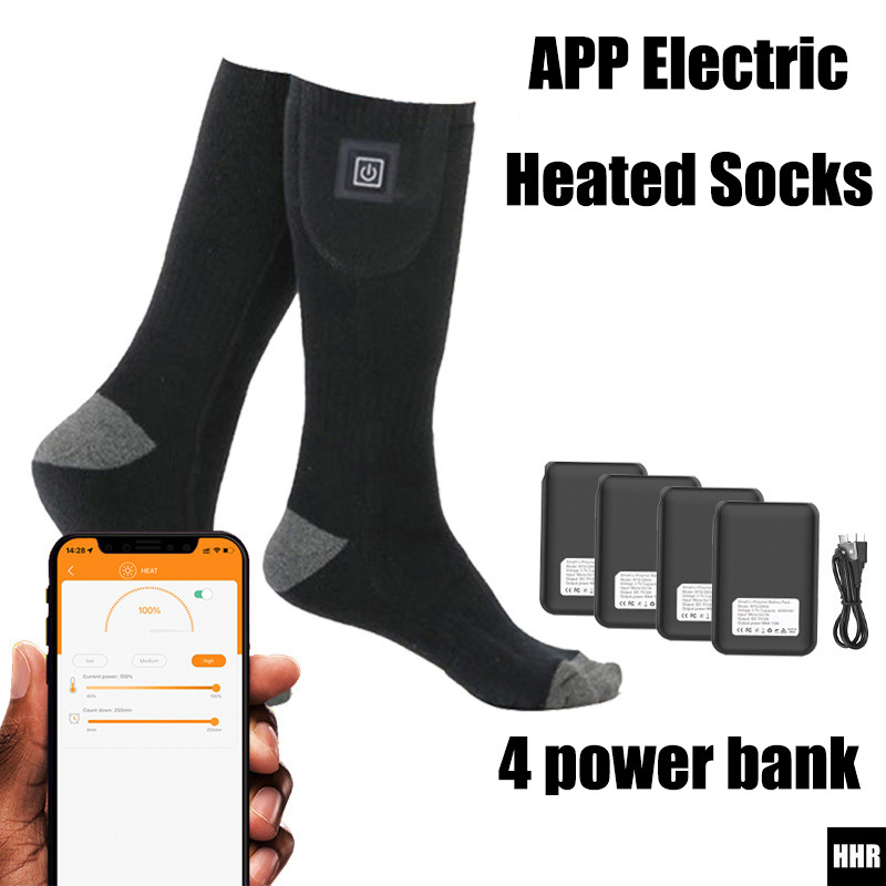 Smart App Control Heated Socks - Thermal Sock Winter recension och pris