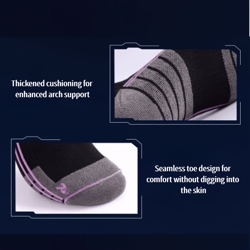 Unisex Thickened Ski Socks Qui - Thermal Sock Winter recension och pris