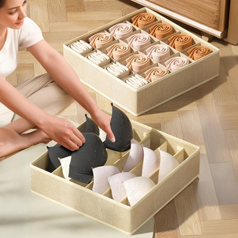 Underwear Storage Box for Bras - Sock Organizer Tray recension och pris